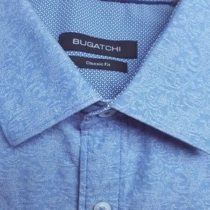 Bugatchi Paisley Long Sleeve Dress Shirt